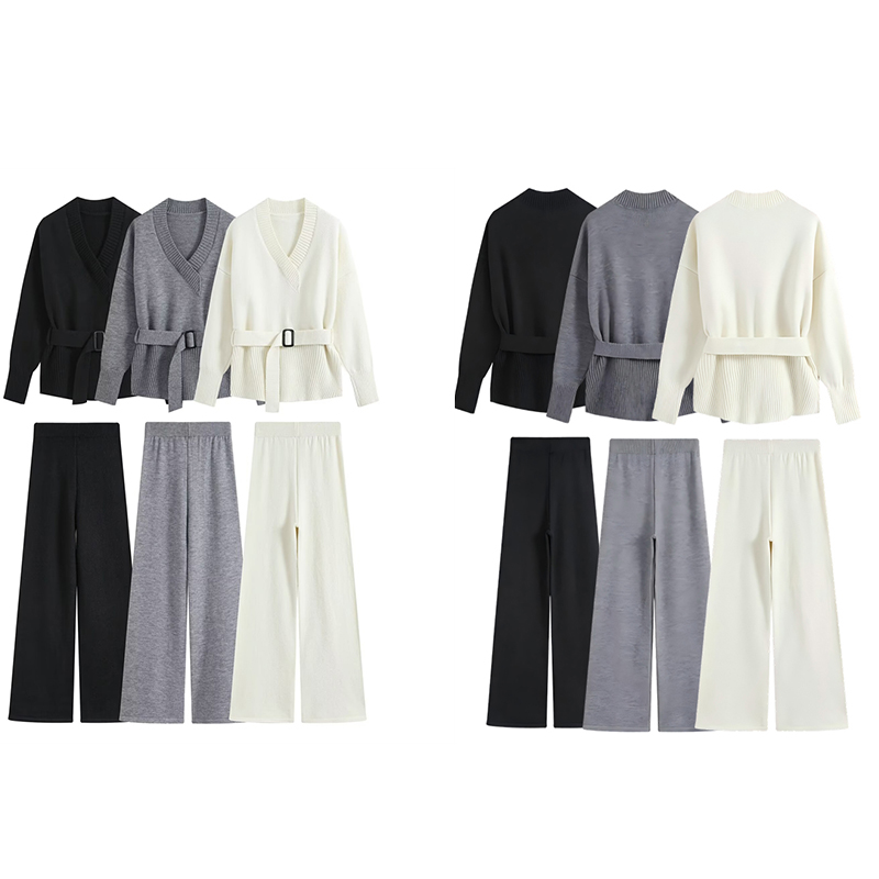 Street Fashion Trends 2026 - Guobioziy Women's Knitted Belt Set 2026
