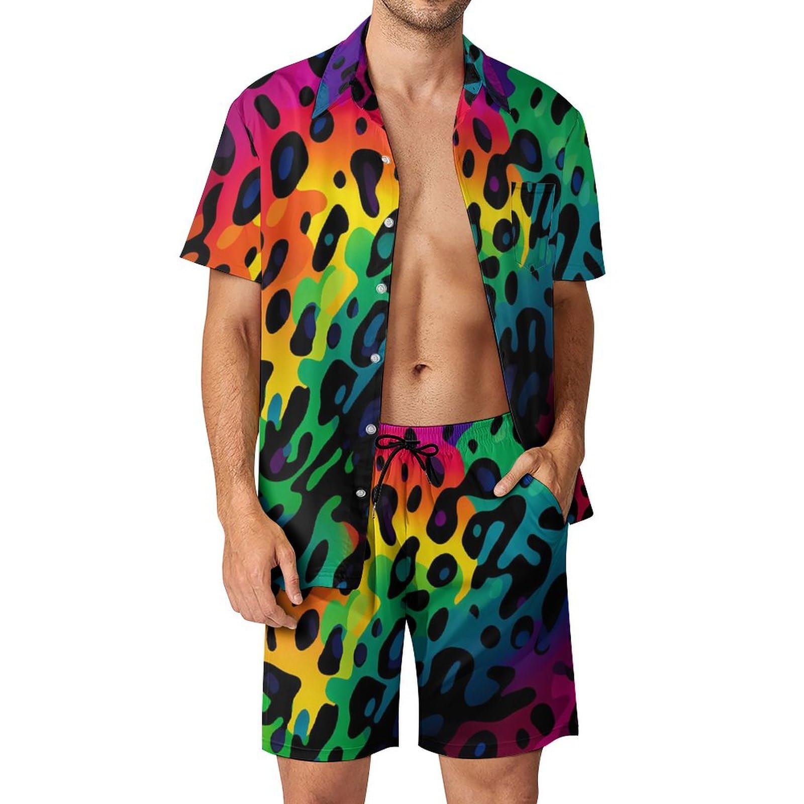 Street Fashion Clothes - Summer Irregular Geometric 3D Print Men