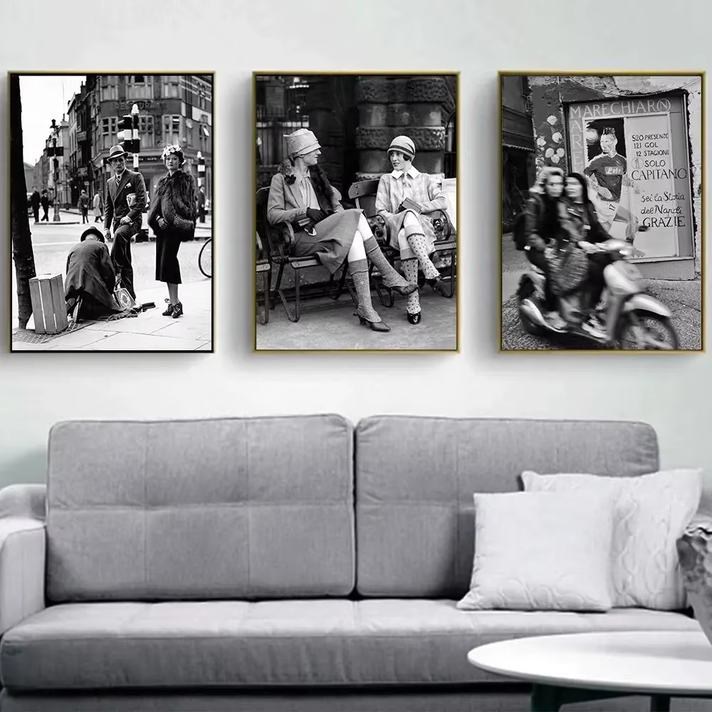 Fashion Black And White Vintag - Italy Fashion Street 评论和价格