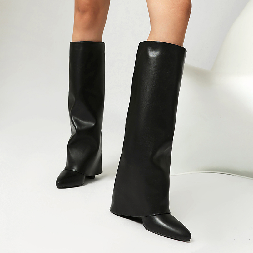 Sharp Pointed Ultra-High Squar - Street Fashion Trends 评论和价格