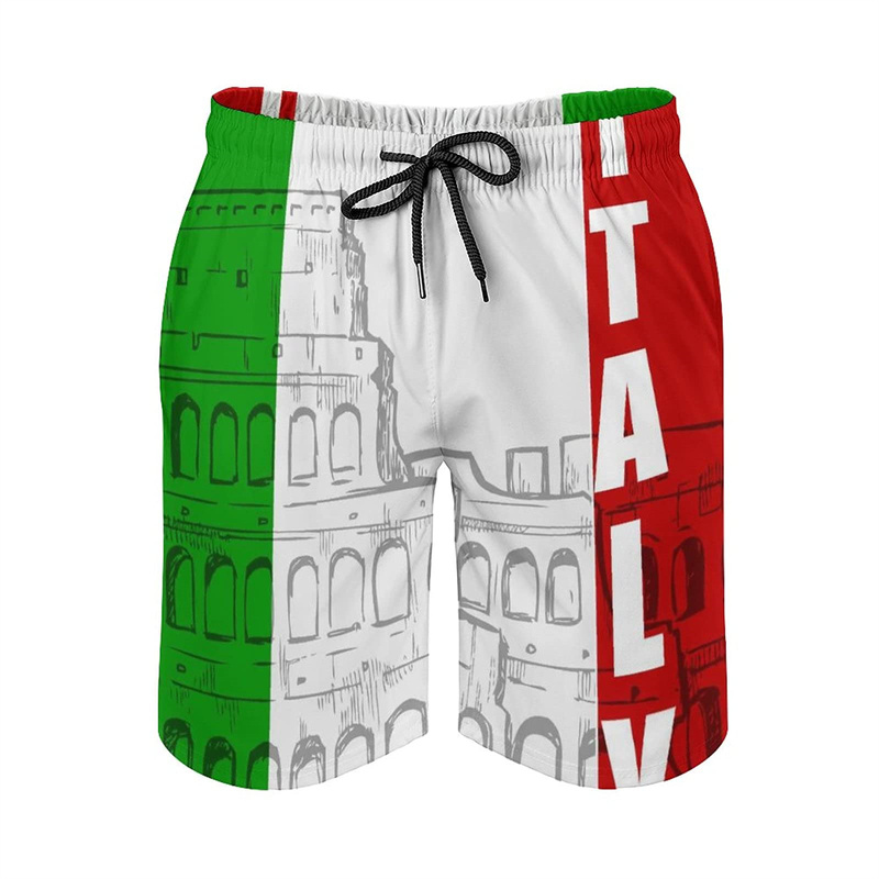 New In Italian Flag Swim Trunk - Italy Fashion Street 评论和价格