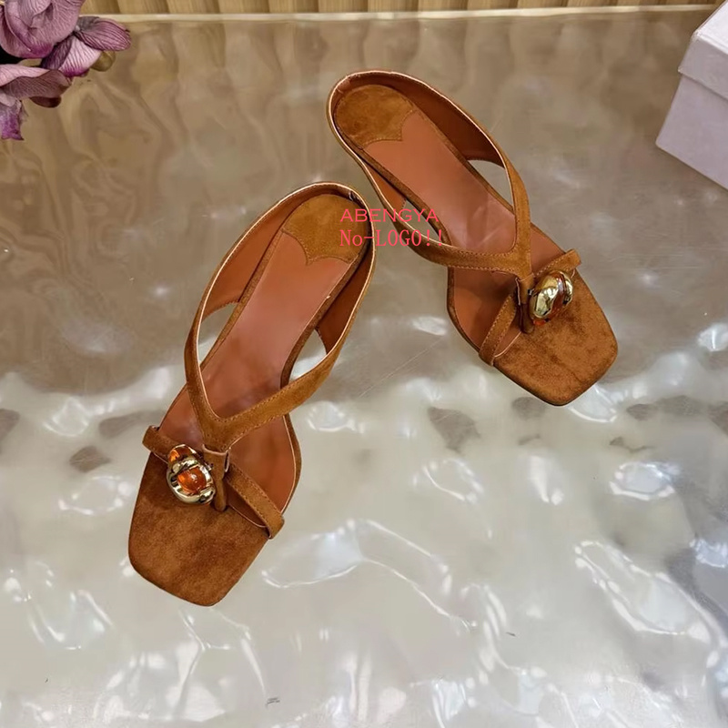 2026 Summer New Suede Slippers - Street Fashion Clothes 评论和价格