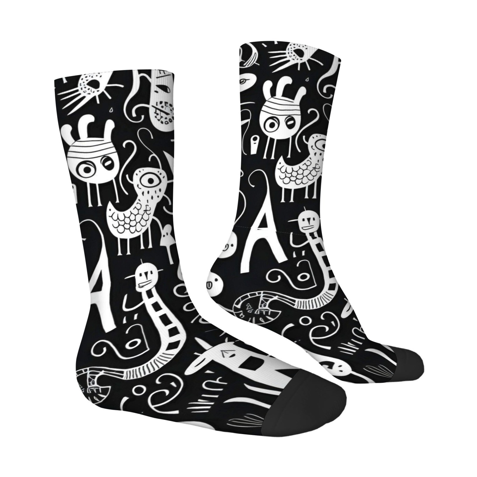 Black White Graffiti Quirky Pr - Street Fashion Youtube 评论和价格