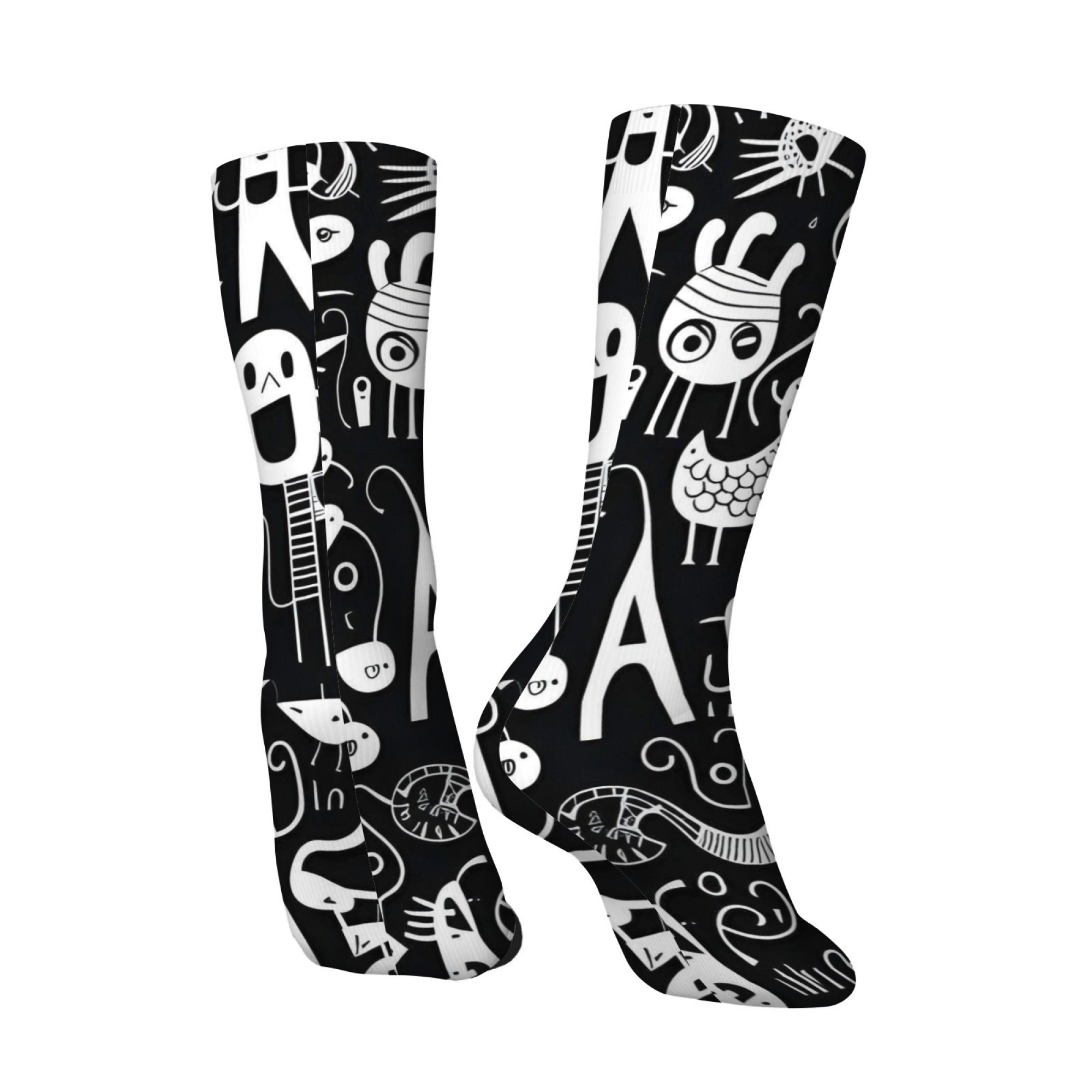Black White Graffiti Quirky Pr - Street Fashion Youtube 评论和价格
