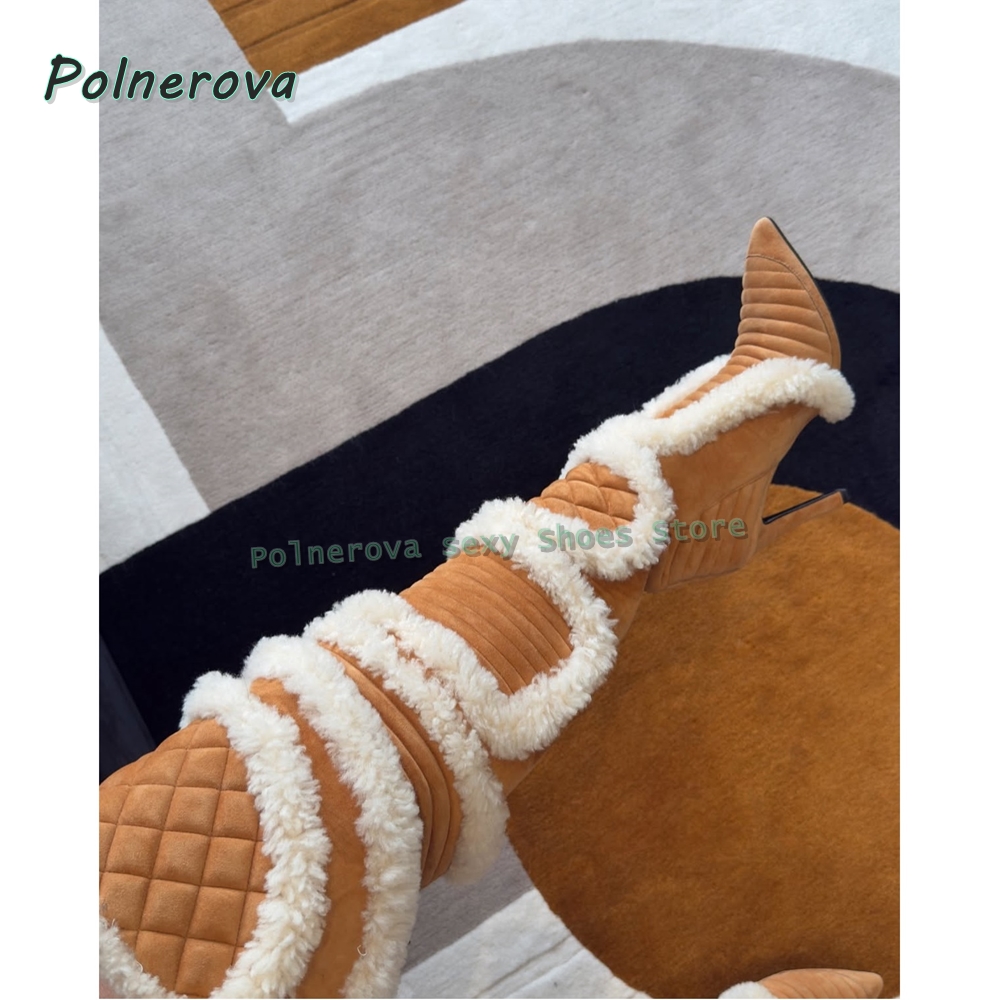 Faux Fur Patchwork Sexy Long B - Street Fashion Trends 2026 评论和价格
