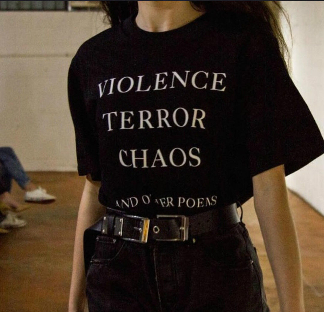 Violence Terror Chaos and Othe - Street Style Fashion Quotes 评论和价格