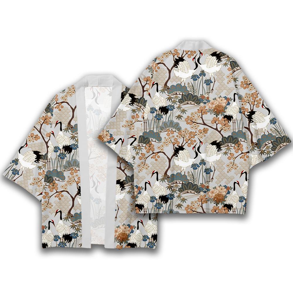 Cherry Blossom Pattern Japanes - Street Fashion Kimono 评论和价格