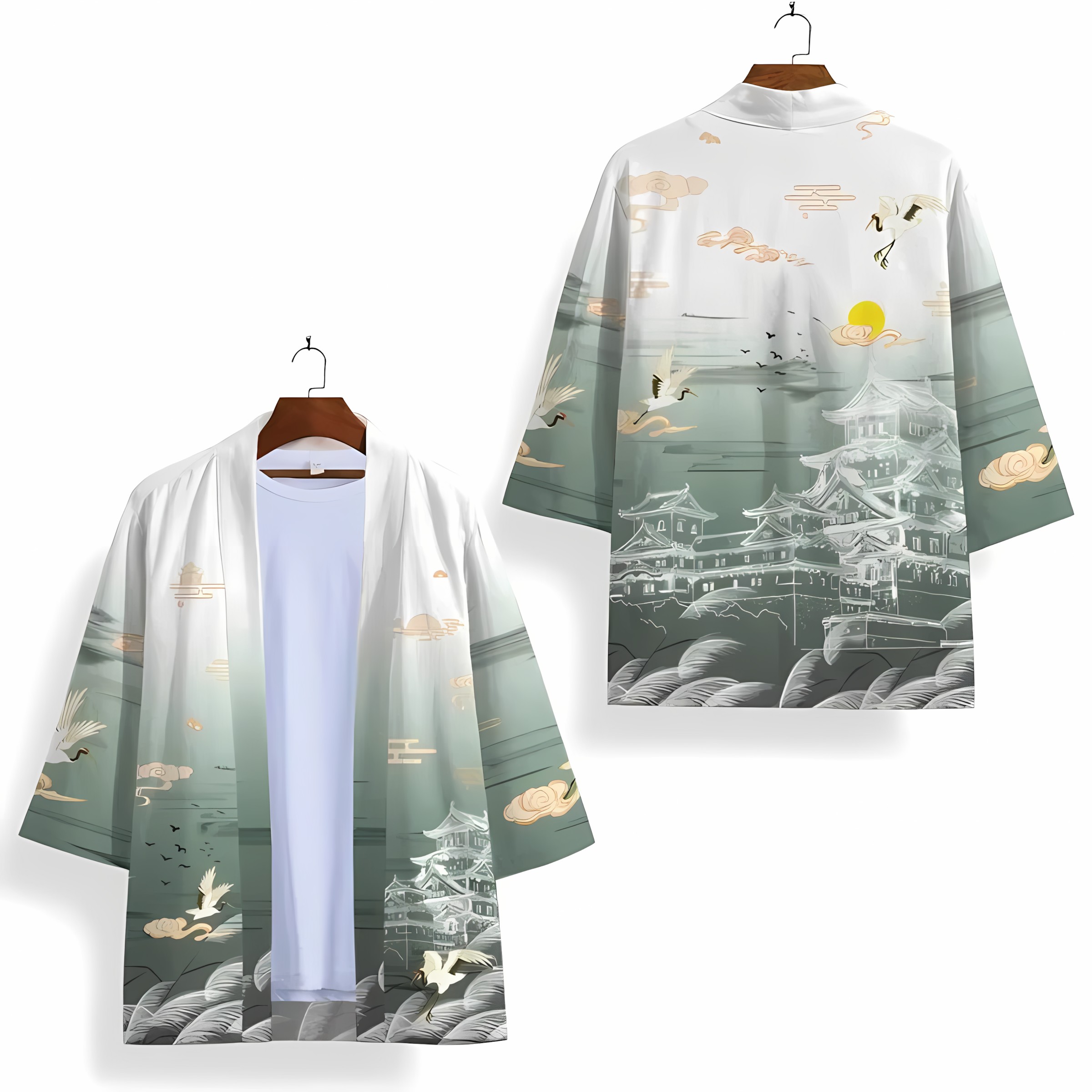 2026 Summer New Men's Kimono w - Street Fashion Kimono 评论和价格