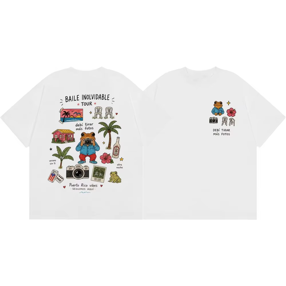Unisex 2026 Rapper Bad Bunny D - Foto Street Fashion 评论和价格