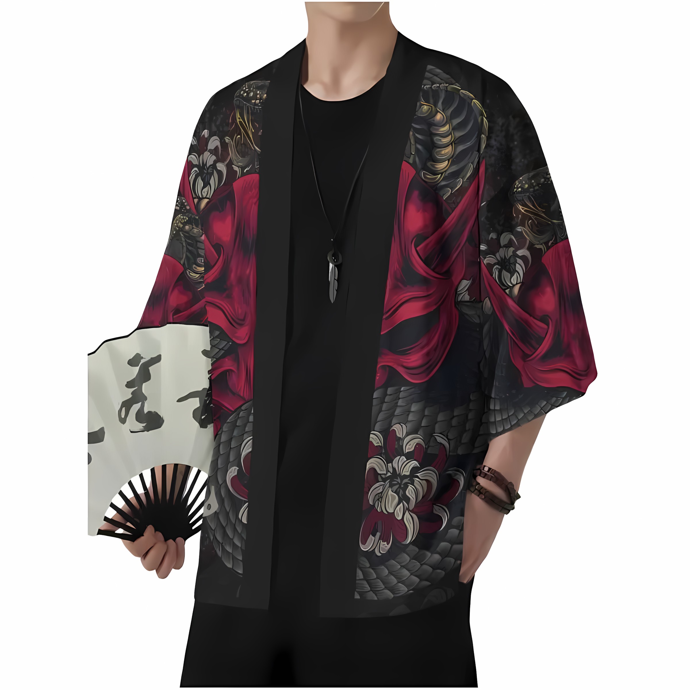 2026 Summer New Men's Kimono w - Street Fashion Kimono 评论和价格