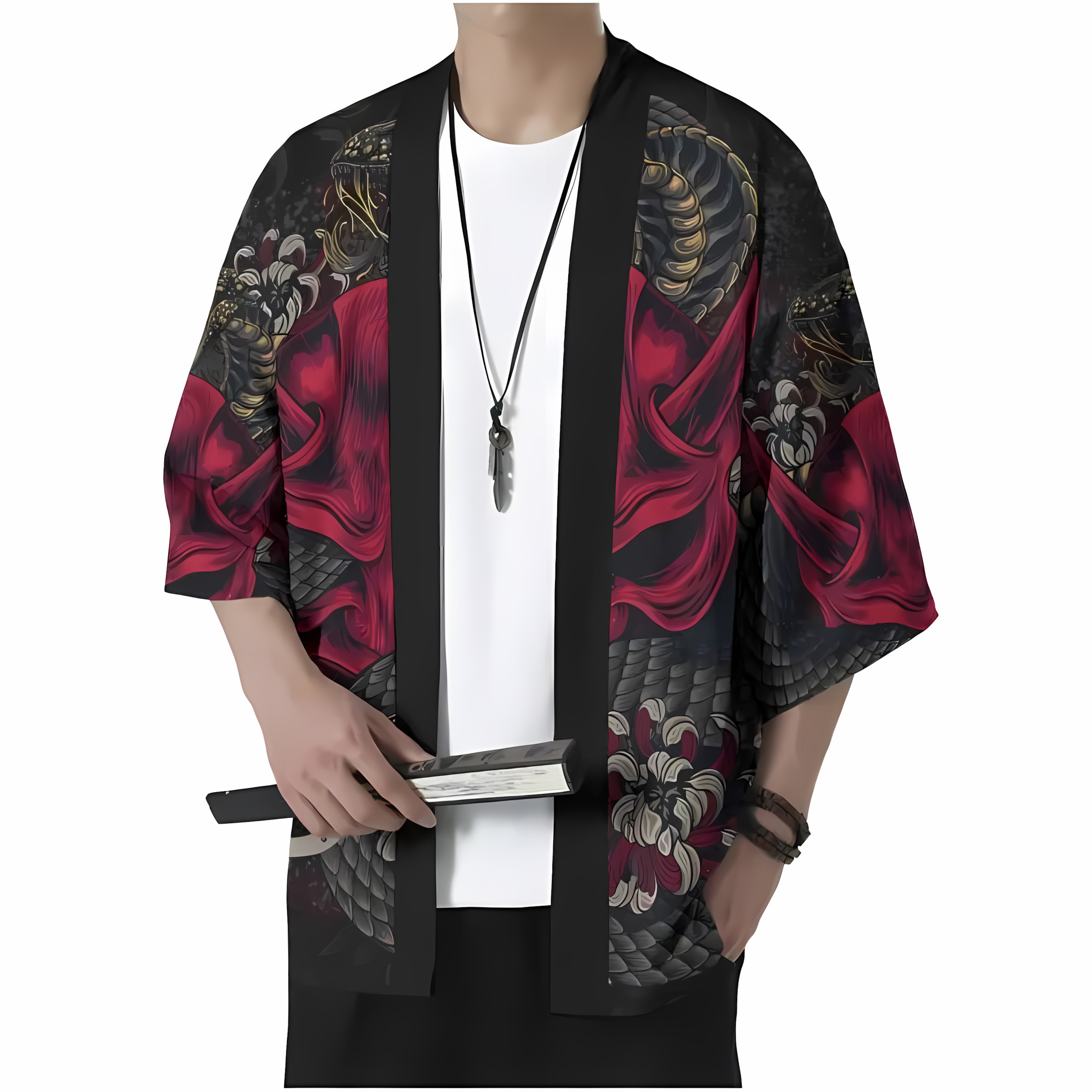 2026 Summer New Men's Kimono w - Street Fashion Kimono 评论和价格