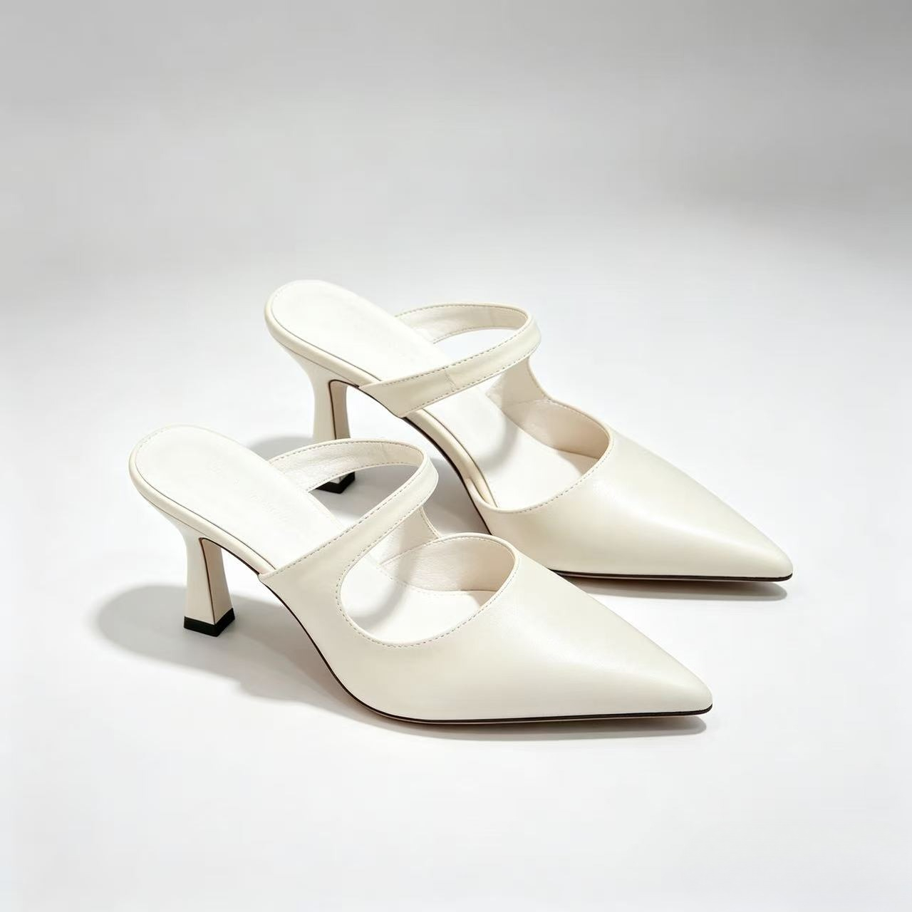 Ladies Pointed Mule High Heels - Street Fashion Clothes 评论和价格