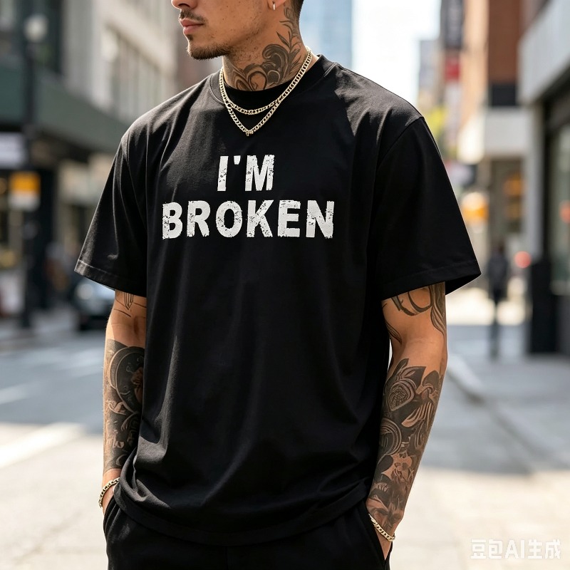 Distressed Quote Men T-Shirt I - Street Style Fashion Quotes 评论和价格