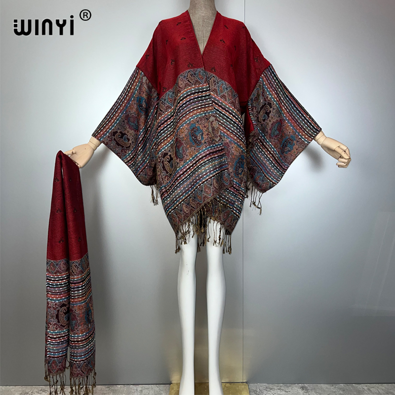 WINYI kimono maxi coat Africa  - Street Fashion Kimono 评论和价格