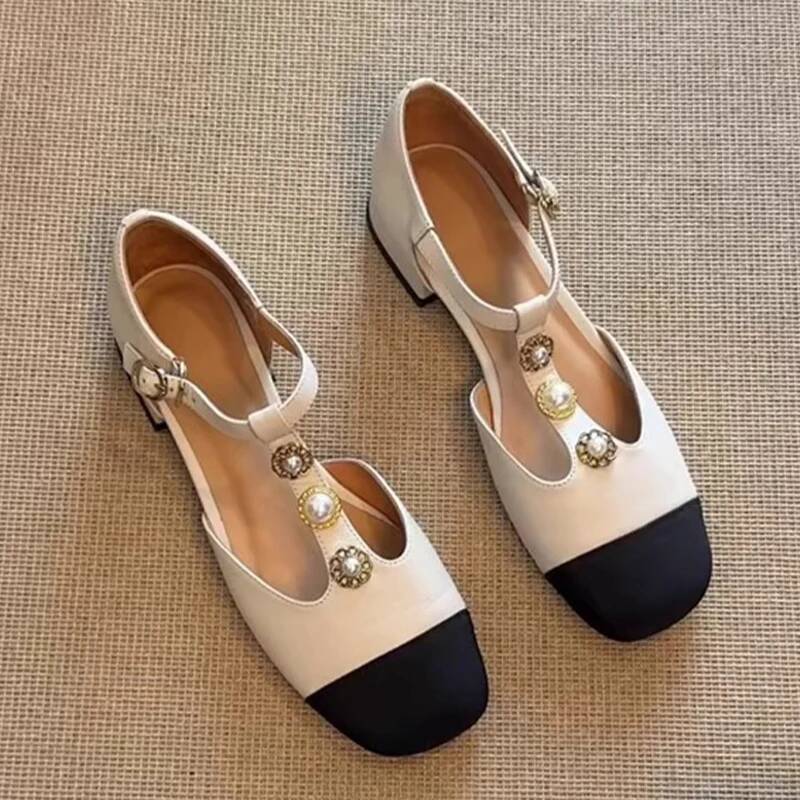 Women Square Toe Heeled Sandal - Street Fashion Trends 评论和价格