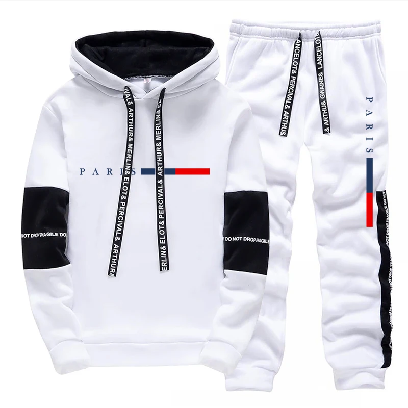 Men's Set/Hoodie/Pants Outdoor - Street Fashion Paris 评论和价格