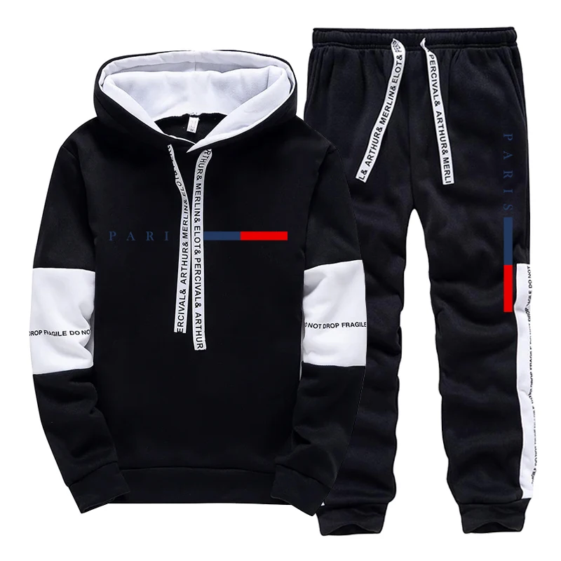 Men's Set/Hoodie/Pants Outdoor - Street Fashion Paris 评论和价格