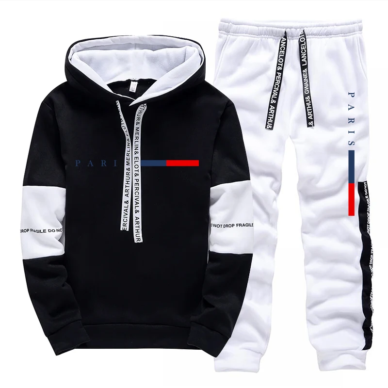 Men's Set/Hoodie/Pants Outdoor - Street Fashion Paris 评论和价格