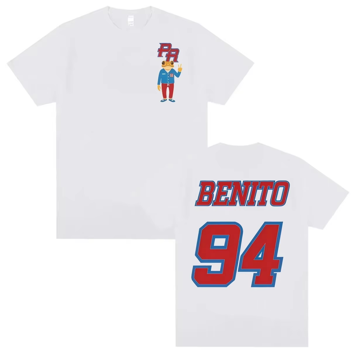 Rapper Bad Bunny T-shirt Debi  - Foto Street Fashion 评论和价格