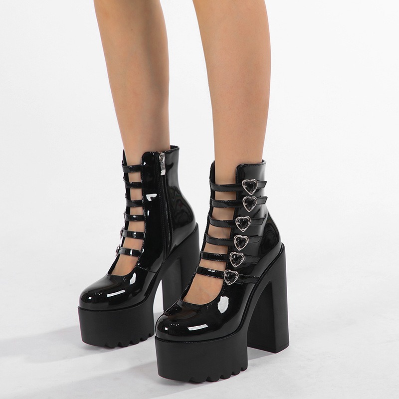 Block Heels Pumps for Women Fa - Street Fashion Clothes 评论和价格